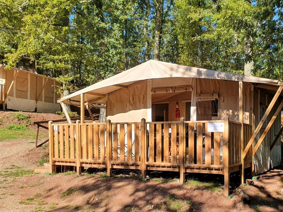 Orlando in Chianti - Tente meublée - Tente en toile et en bois 5 personnes - Lodgetent Deluxe