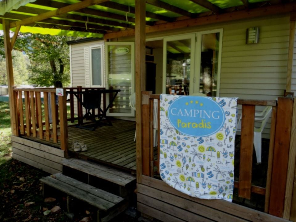 A l’Ombre des Tilleuls - Mobil home - Mobilhome 4 personnes - Mobil Home 2 chambres Argent (Ophéa 7)