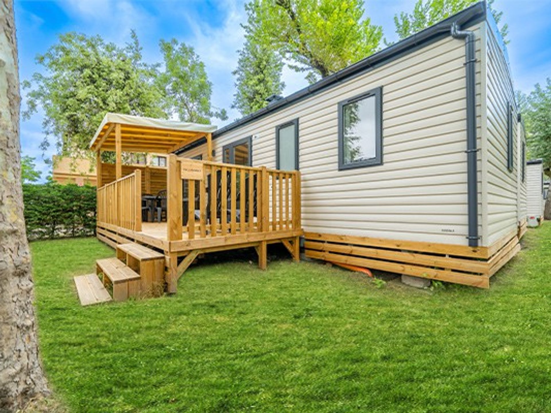 Sant Salvador - Mobil home - Comfort XL | 3 Ch. | 6 Pers. | Terrasse surélevée | Clim.