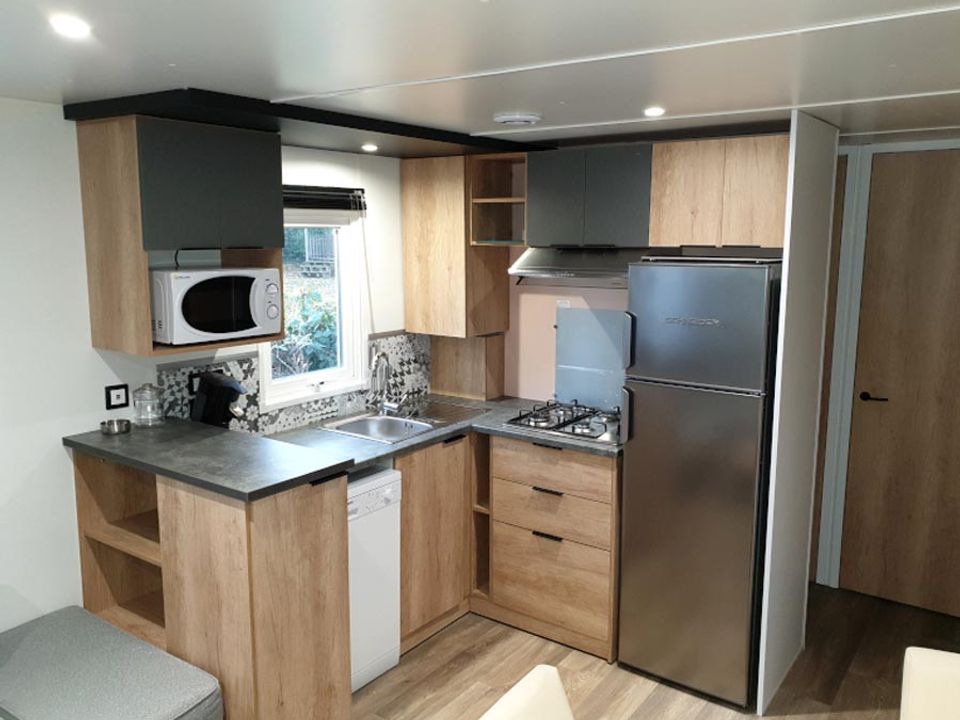 Le Moulin des Effres - Mobil home - Mobilhome 8 personnes - 3 chambres ELITE avec 2 sdb, 2wc
