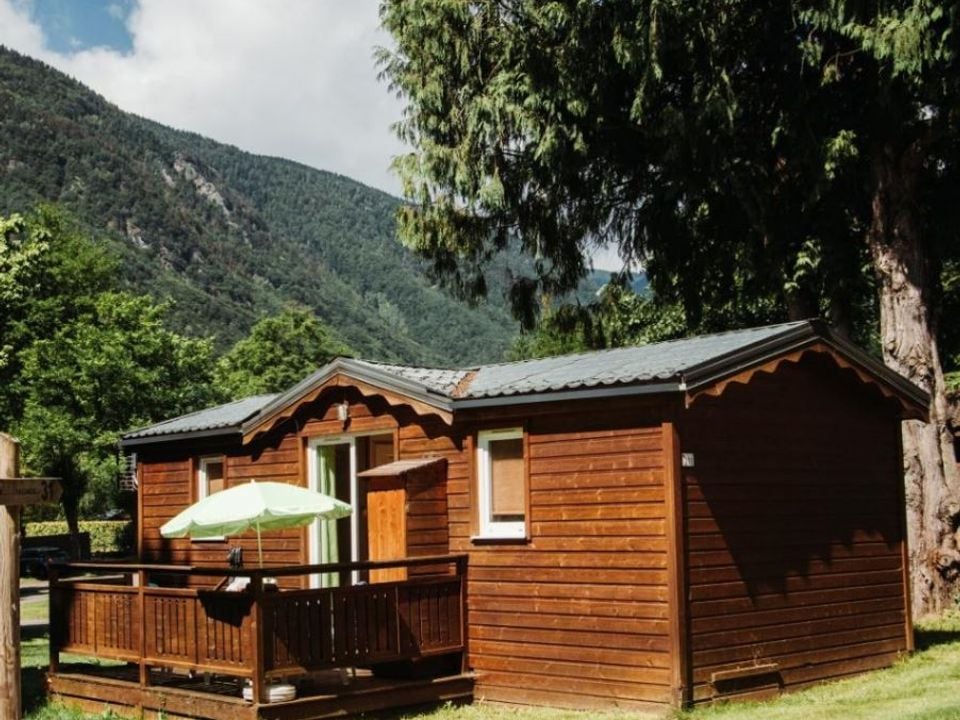 Le Malazéou - Châlet - Chalet 5 personnes - CHALET DES AMIS 4/5 personnes Terrasse bois