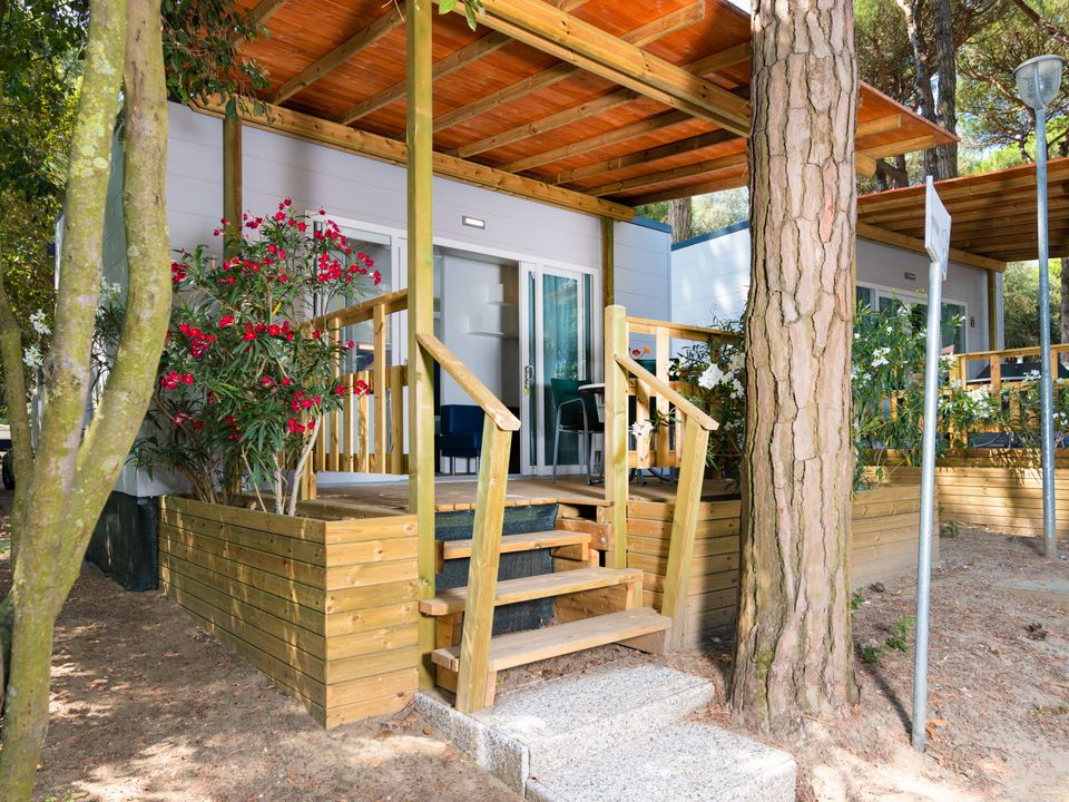 Mare e Pineta - Mobil home - Mobilhome 2 personnes - VIOLA (inclus : piscine, salle de sport et service plage)