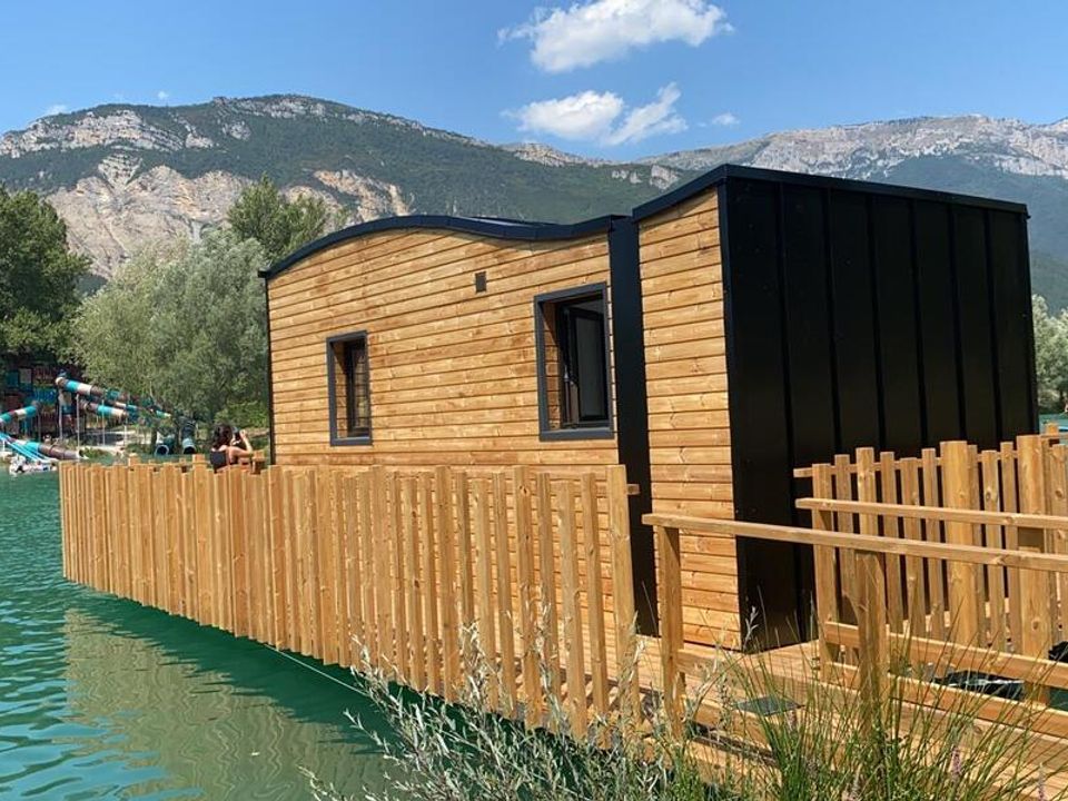 Le Lac Bleu - Mobil home - Hébergement 2 personnes - Ciela Ilot Flottant - 1 chambre - Cuisine équipée – Salle de bain