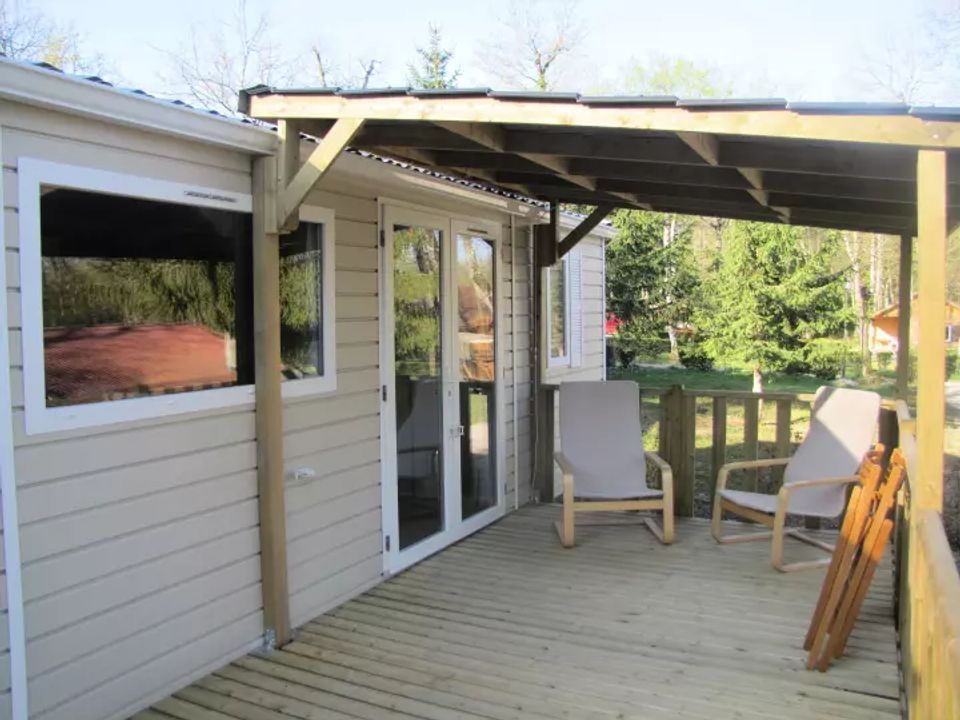 Le Relais du Leman - Mobil home - Mobilhome 6 personnes - Mobil-Home Cosy 4 Pièces 6 Personnes Climatisé + TV