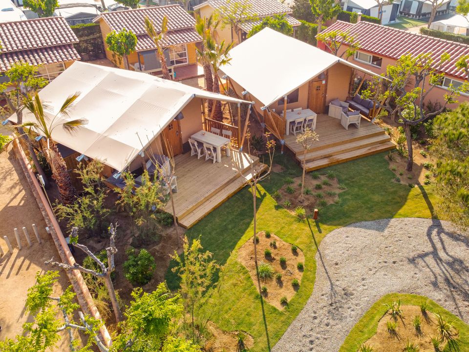 Del Mar - Tente meublée - Tente en toile et en bois 2 personnes - Glamping Mar