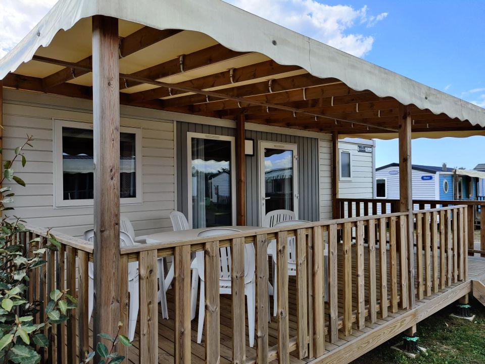 La Bolée d'Air - Mobil home - Mobilhome 6 personnes - Mobil-Home Caraïbes 3 Pièces 4/6 Personnes + TV