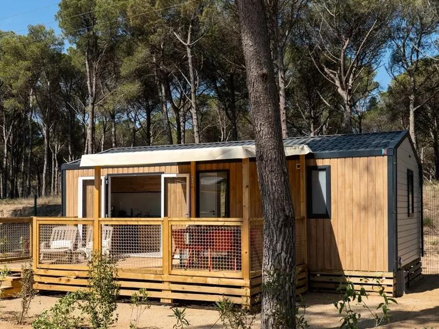 Ecolodge l'Etoile d'Argens - Mobil home - Mobilhome 4 personnes - Cottage Provence 3 Pièces 4 Personnes Climatisé + TV