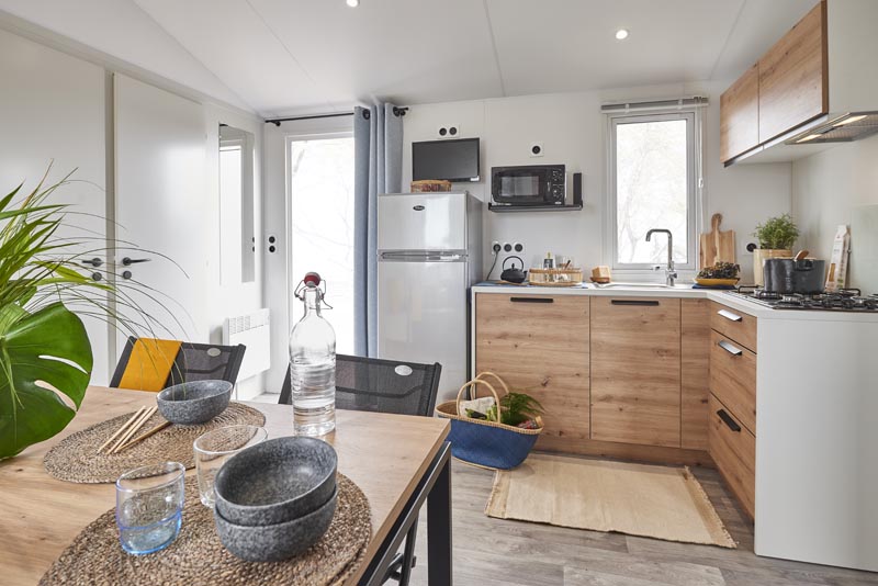 Camping Club Pontaillac Plage - MS Vacances - Mobil home - 6p - Cottage Venezia CONFORT