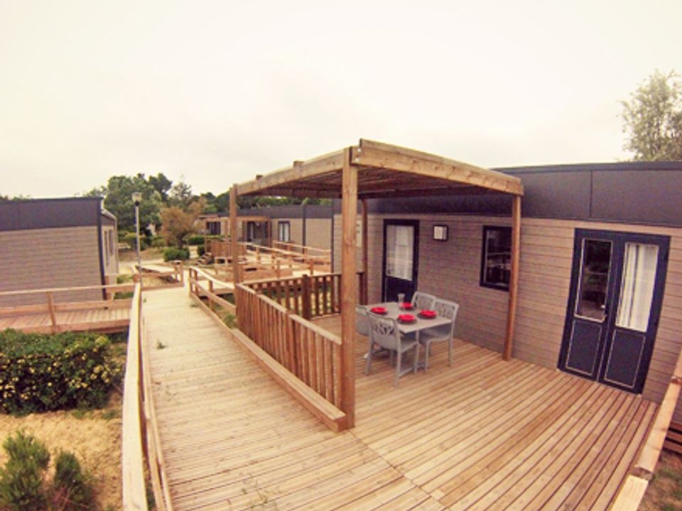 Village de vacances de Gruissan - Mobil home - Mobilhome 4 personnes - MH2 COTTAGE PREMIUM PMR