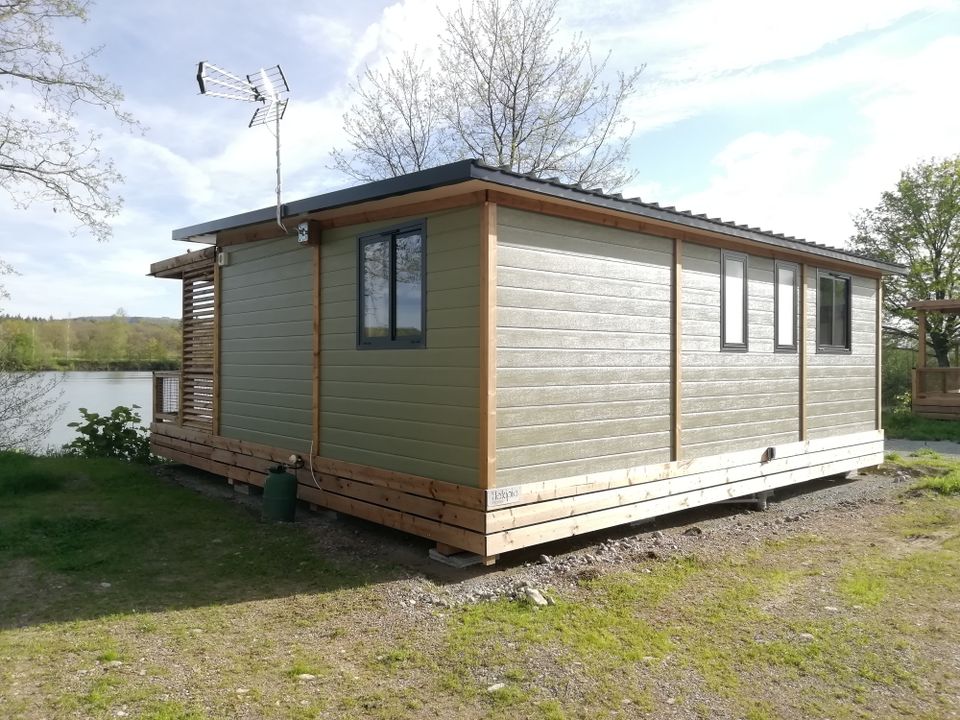 Camping des Ballastières - Châlet - Chalet 6 personnes - Cottage 3 chambres