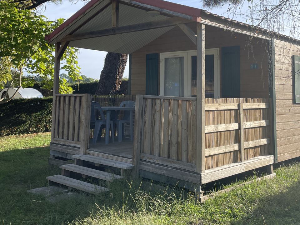 L'Estival - Mobil home - Mobilhome 2 personnes - Duo Confort - 20m² - 1 chambre - terrasse couverte