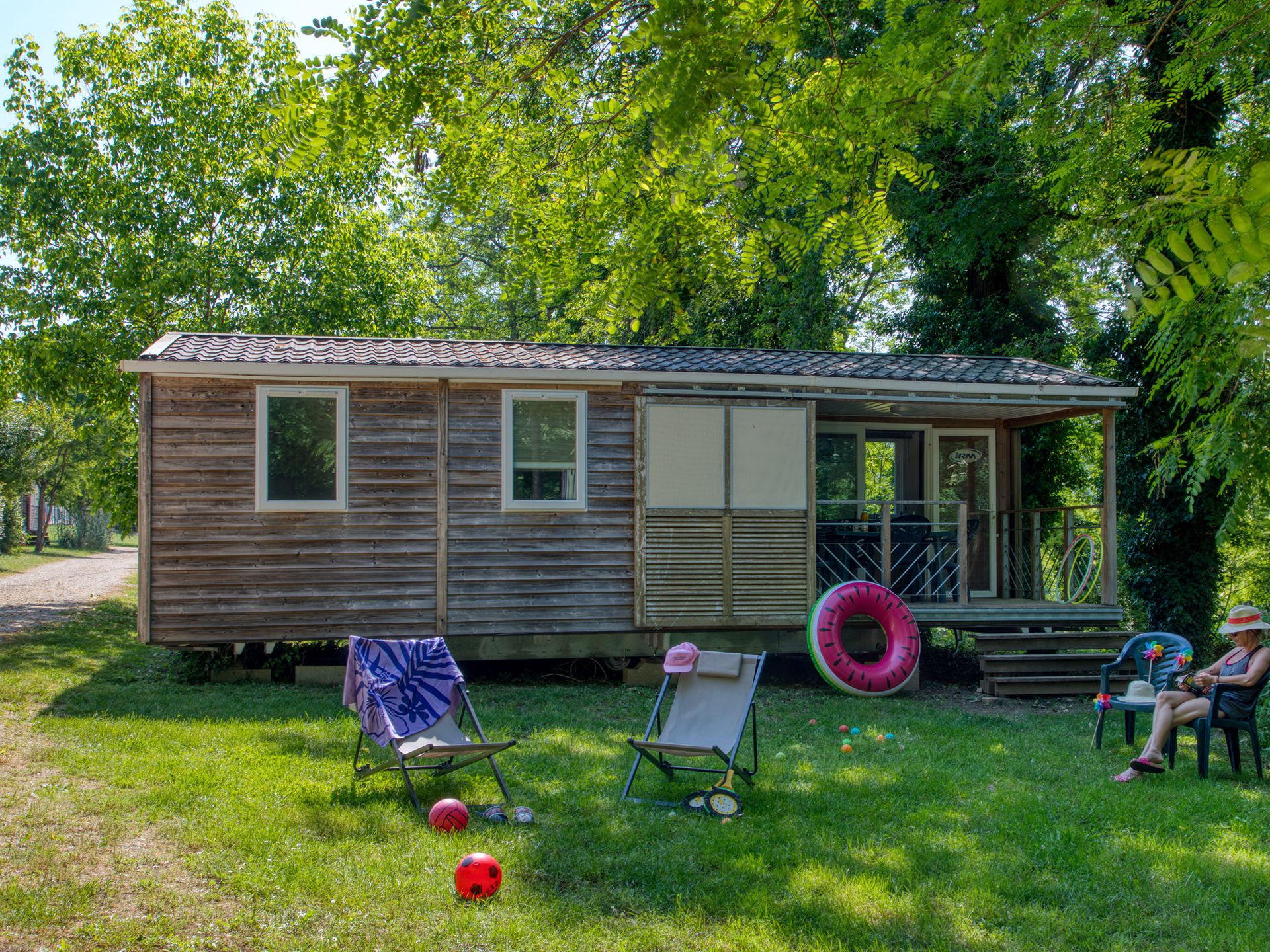 La Sagne - Mobil home - Mobil-home Cayuga Confort 41m² (3 chambres) - terrasse couverte + TV