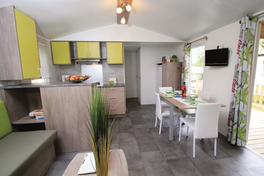 Les Pirons - Mobil home - Mobil-home Confort 6 personnes 3 chambres 2 sdb