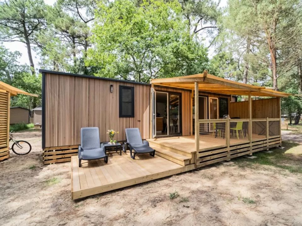 Les Pins de la Coubre - Mobil home - Mobilhome 6 personnes - Cottage Hortense 4 pièces 6 personnes + TV