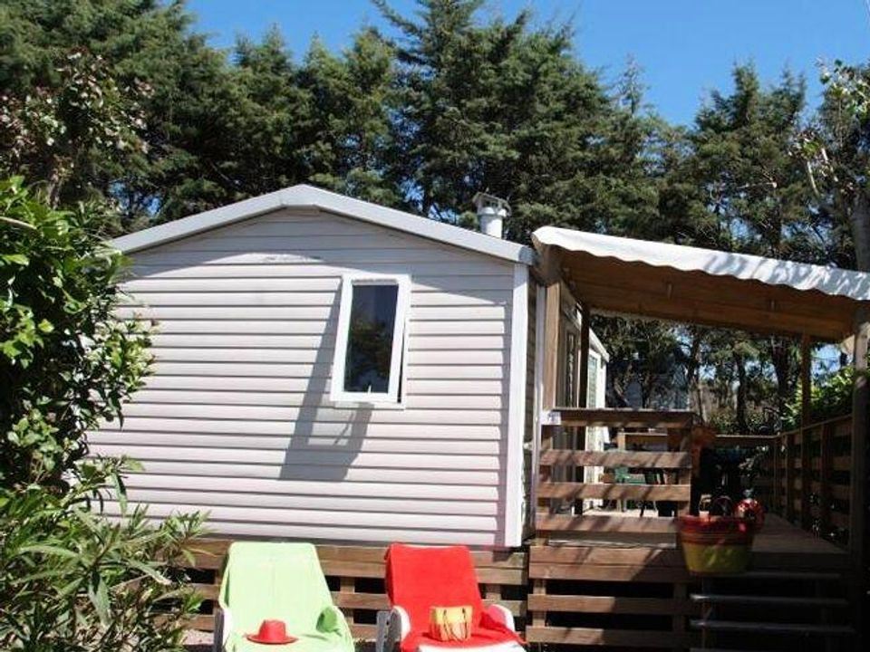 La Barque - Mobil home - Mobilhome 4 personnes - Klassic 3 Pièces 4 Personnes Climatisé + TV