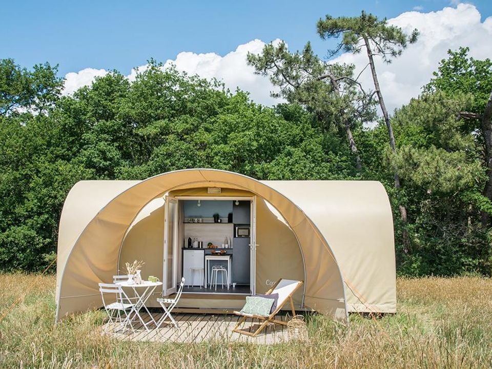 La Marjorie - Mobil home - Tente en toile et en bois 4 personnes - Bungalow Coco sweet