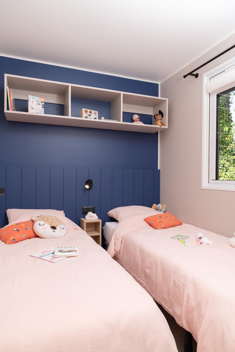 Camping Club Navarrosse Plage - MS Vacances - Mobil home - 4p - Cottage Milano PREMIUM - Bord Canal