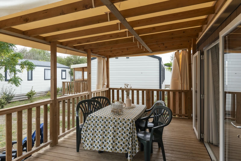 Camping Club La Côte des Roses - MS Vacances - Mobil home - 6p - Cottage Bahia CONFORT climatisé