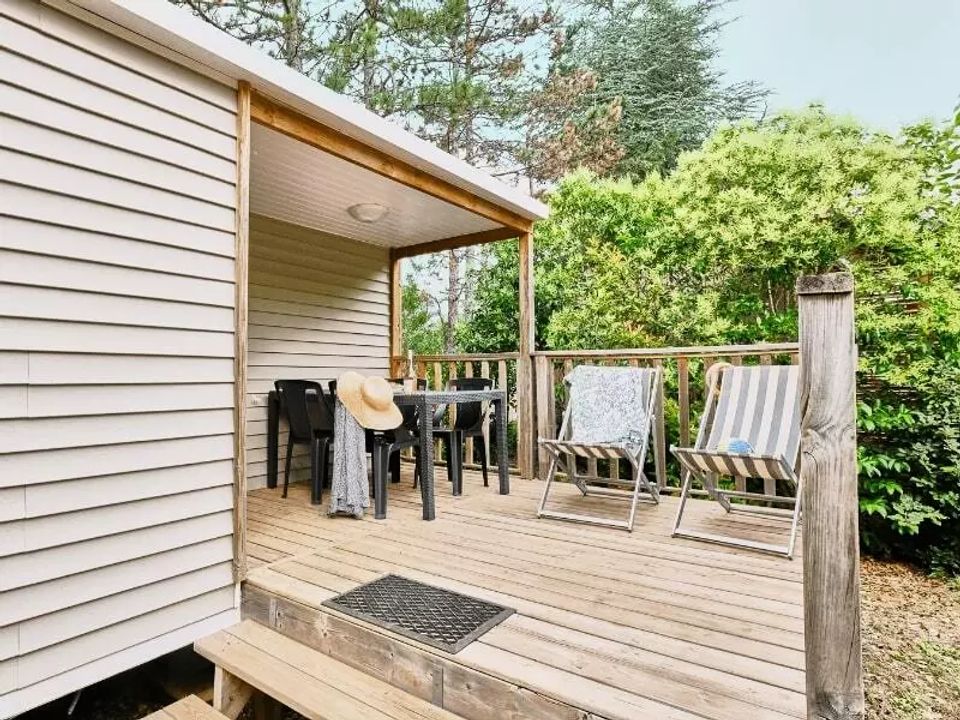 Domaine des Chênes Blancs - Mobil home - Mobilhome 4 personnes - Mobil-Home Cosy 3 Pièces 4 Personnes Climatisé