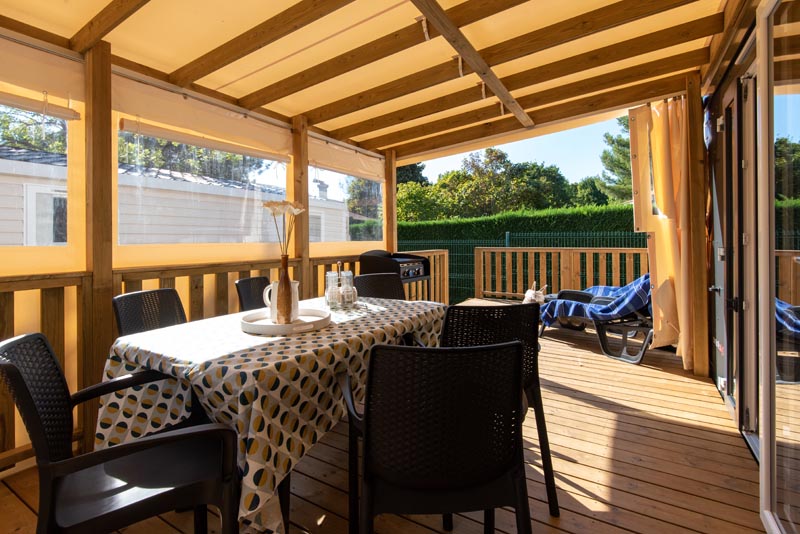 Camping Club Les Brunelles - MS Vacances - Mobil home - 6p - Cottage Santa Fé PREMIUM