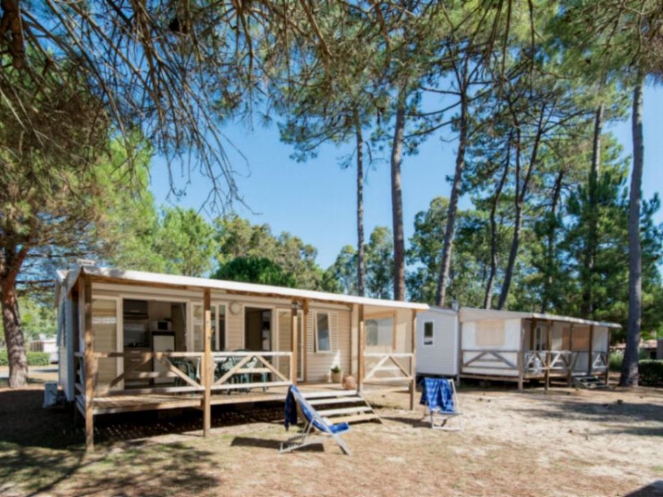 Camping Club Médoc Plage - MS Vacances - Mobil home - Mobilhome 4 personnes - Riviera STANDARD Climatisé