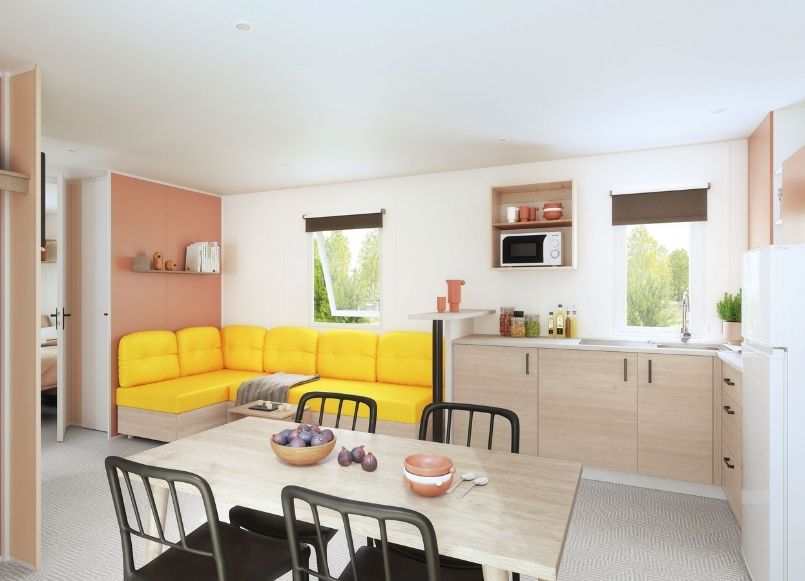 Ker Yaoulet - Mobil home - Mobil-home Confort+ 6 personnes 3 chambres 2 sdb