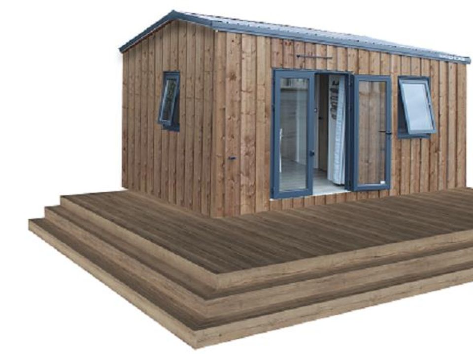 La Source - Mobil home - Mobilhome 5 personnes - CABANE GLAMPING 2ch - 5 pers - sans sanitaire - 22m2