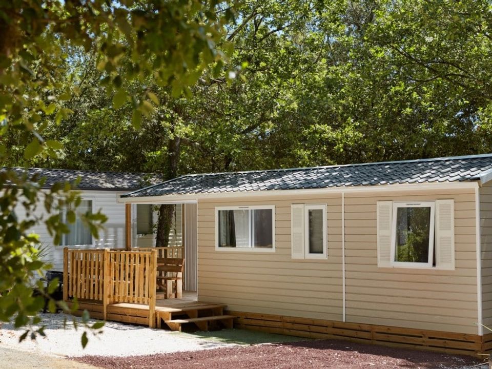 La Plage de Pors Ar Vag - Mobil home - Mobilhome 6 personnes - 35m2 - 3 chambres - terrasse couverte