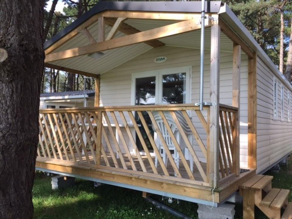 L'Estuaire - Mobil home - Mobilhome 4 personnes - Confort - 25m² - 2 chambres - terrasse couverte 7m²