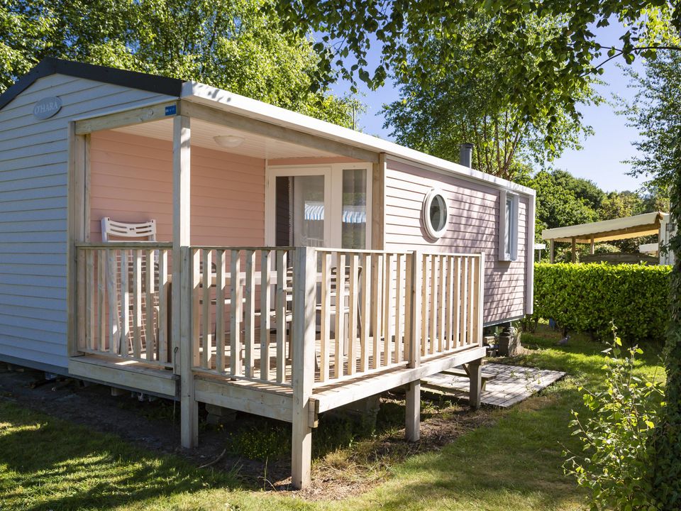 Kerleyou - Mobil home - Mobilhome 4 personnes - Standard 26m² - 2 chambres - terrasse semi-couverte - TV