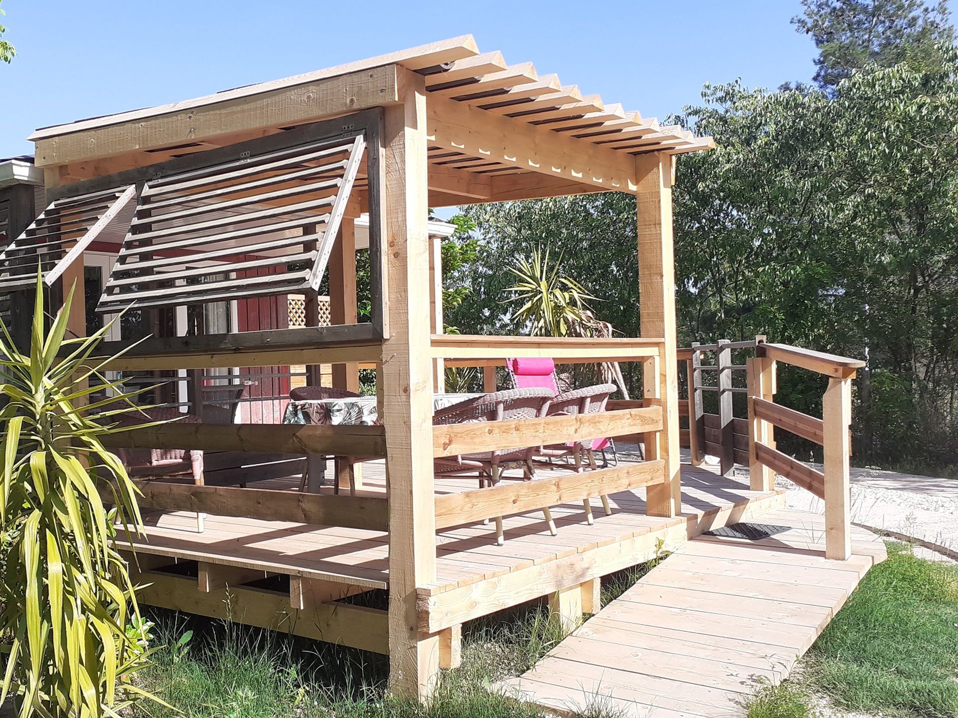 Les Floralies - Mobil home - ROCHER 4 personnes - Disponible à partir de 17h