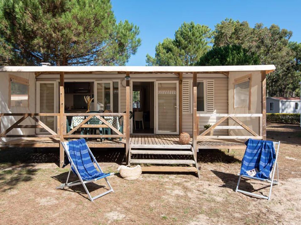 Camping Club Médoc Plage - MS Vacances - Mobil home - Mobilhome 6 personnes - Riviera STANDARD Climatisé 4/6 personnes
