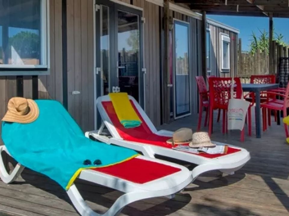 Les Brillas - Mobil home - Mobilhome 4 personnes - Gamme Duo Premium avec Jacuzzi