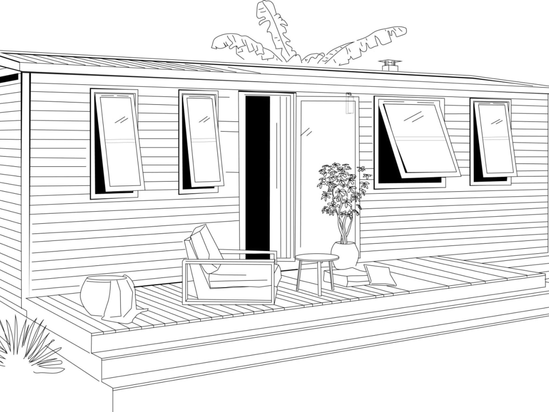 Le Belledonne - Châlet - Laffrey Cote Jardin