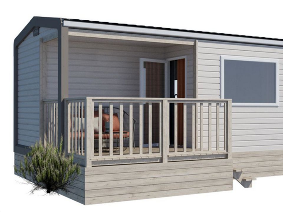Camping du Val - Mobil home - Mobilhome 4 personnes - Mobilhome Loggia 2 ch