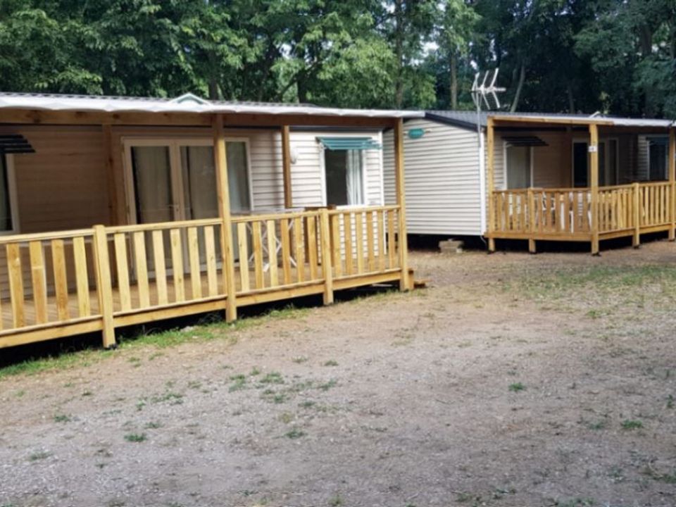 Les Micocouliers - Mobil home - Mobilhome 6 personnes - PRIVILEGE 2CH 2SDB 4/6 PERS TV-CLIM