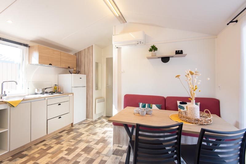 Camping Club Les Brunelles - MS Vacances - Mobil home - 4p - Cottage Azur CONFORT climatisé