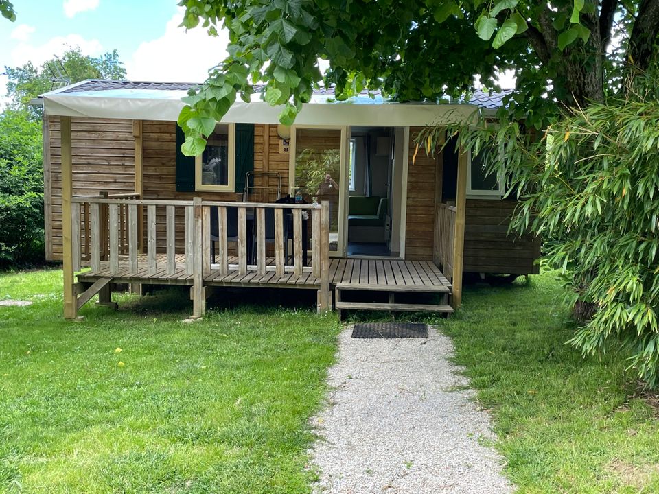 Saint-Martin - Mobil home - Mobilhome 4 personnes - Mobil-home Bois Standard 27m² - 2 chambres - Terrasse couverte - TV