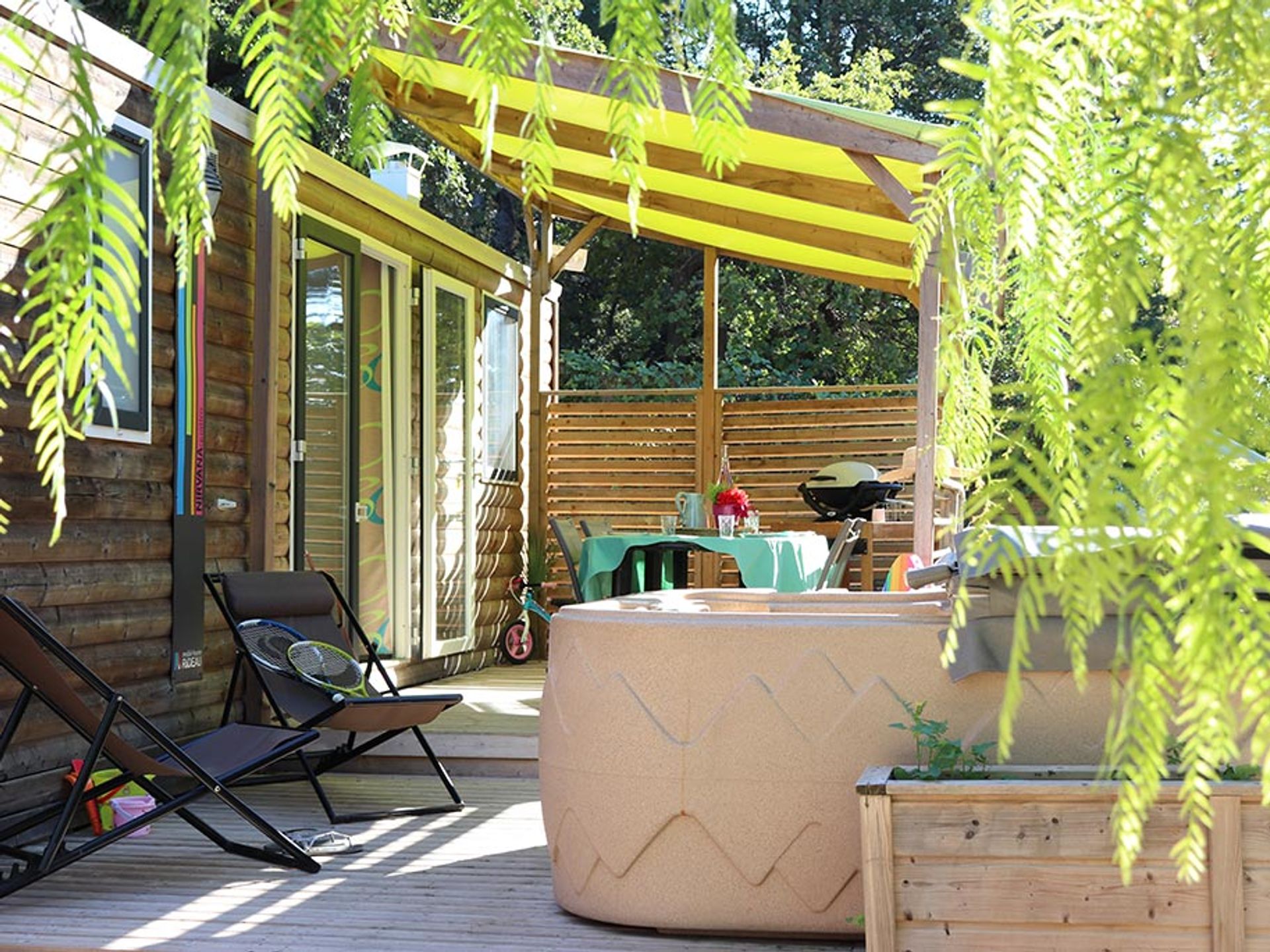 Mas de Pierredon - Mobil home - Prestige avec Spa - 36m² - 4 chambres