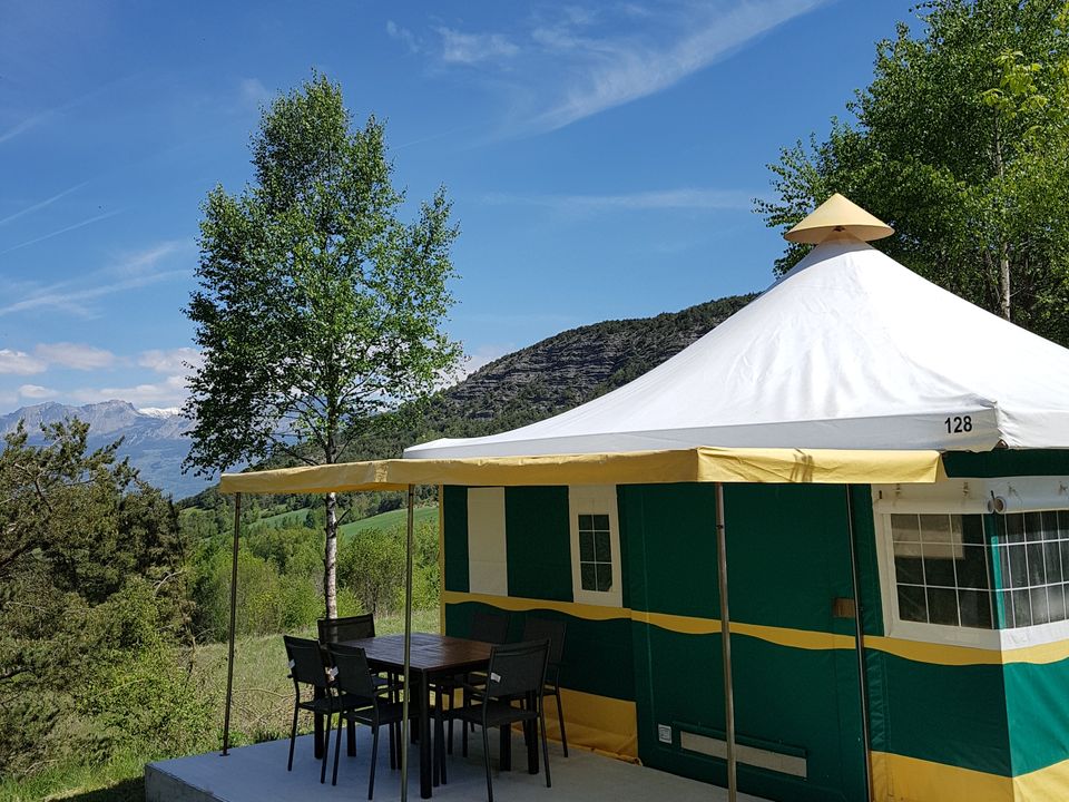 La Pierre de l'Aigle - Bungalow - Bungalow toilé 5 personnes - Tente toilée KIWI - sans sanitaires