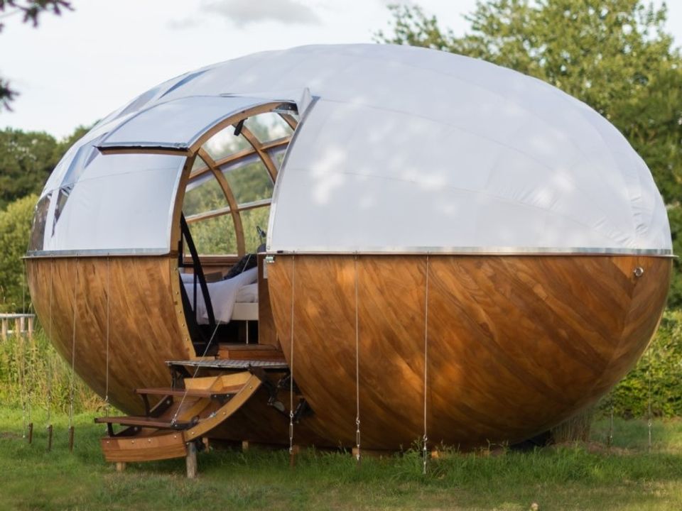 L'Estuaire - Mobil home - Hébergement 2 personnes - Caballon - Structure bois et toile + électricité