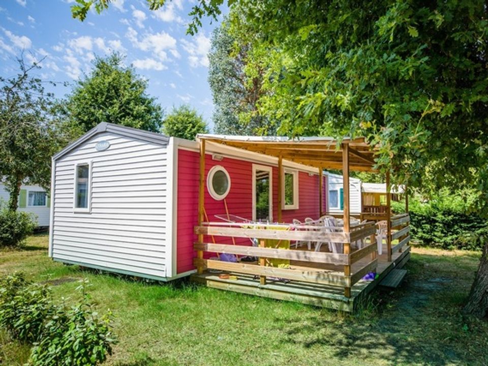 Les Bruyères - Mobil home - Mobilhome 6 personnes - Mobil Home 3 ch 6 pers Terrasse Couverte