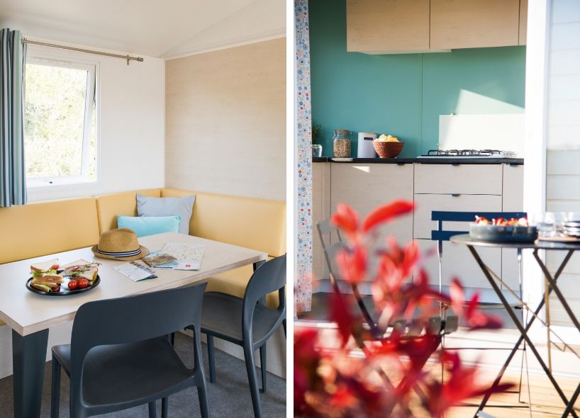 Le Nid d'été - Mobil home - Mobil-home Evasion 7 personnes 2 chambres 30m²