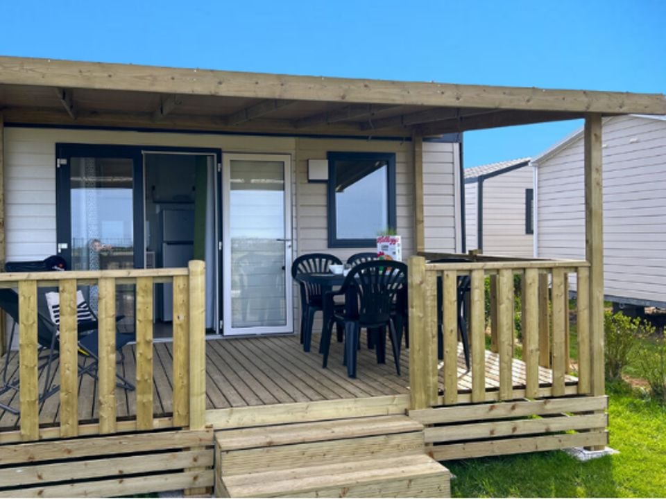 Omaha-beach - Mobil home - Mobilhome 4 personnes - Nouveauté 2024 Confort 20m² (1 chambre) + Terrasse