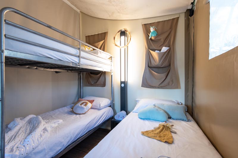 Camping Club Les Tourterelles - MS Vacances - Lodge - 5p - Lodge Fidji Espace