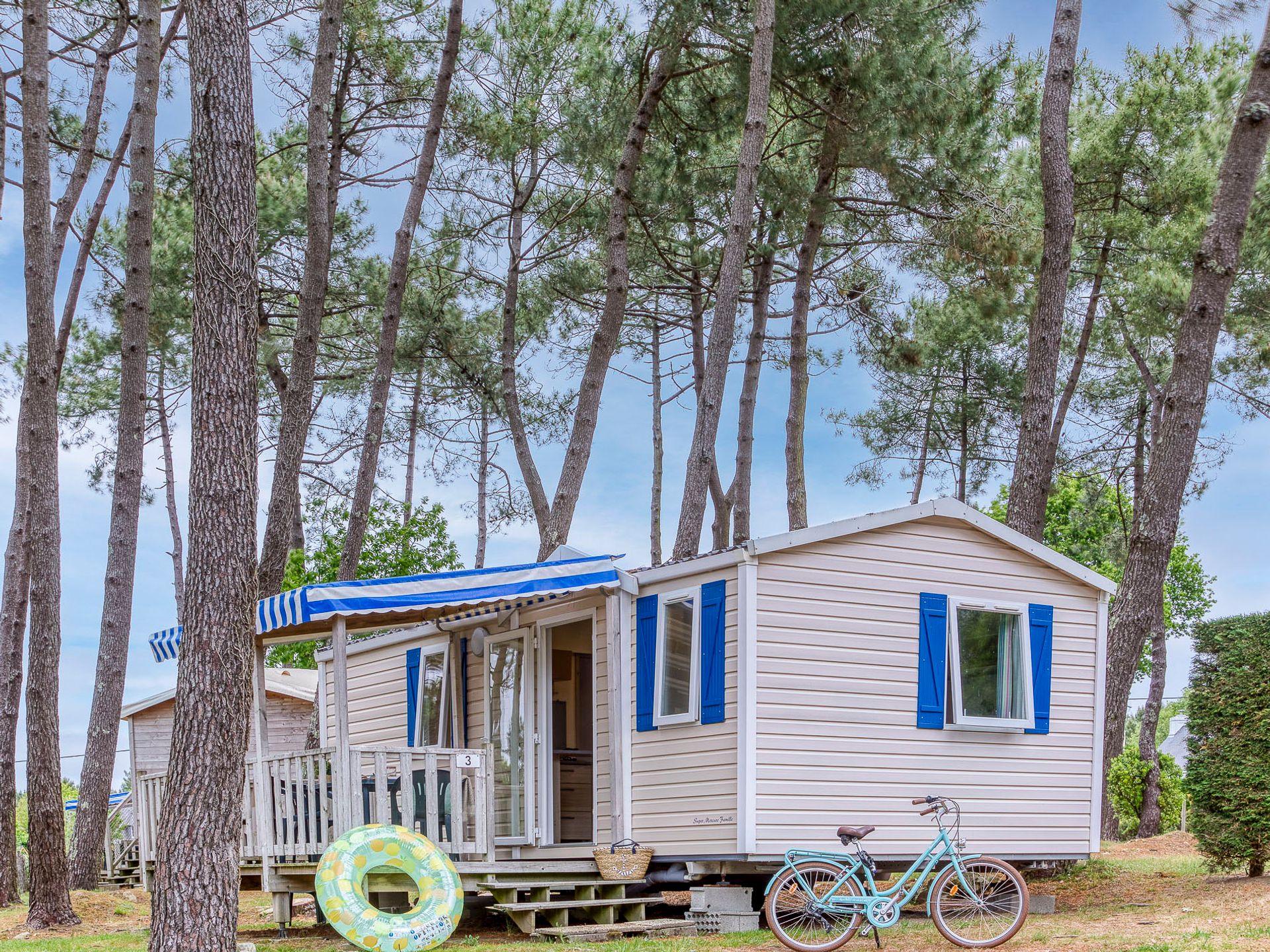 Bordénéo - Mobil home - Mobil Home 3 ch 6 pers Terrasse semi-couverte sans Clim