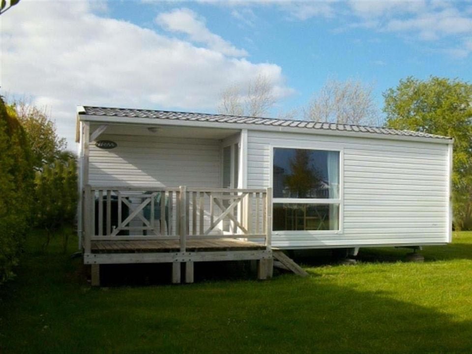 Camping du Lac de Pont - Mobil home - Mobilhome 5 personnes - LOGGIA