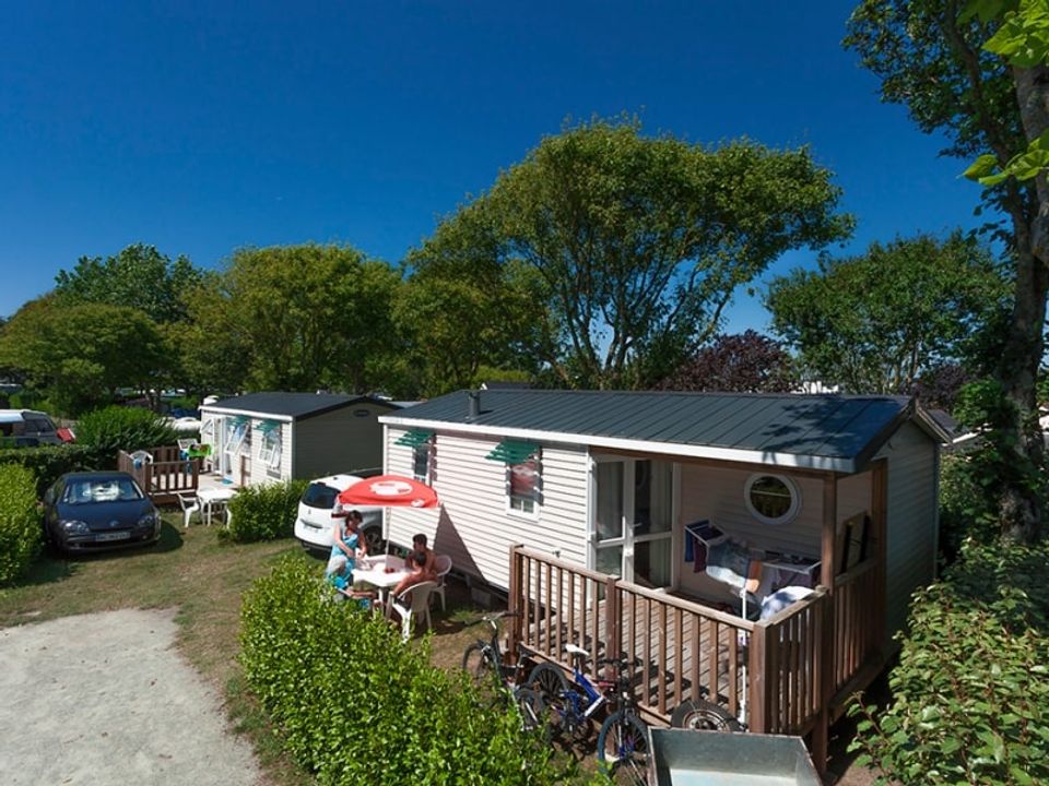Le Poulquer - Mobil home - Mobilhome 4 personnes - 2 chambres + terrasse semi couverte 7.80 x 3.70 m
