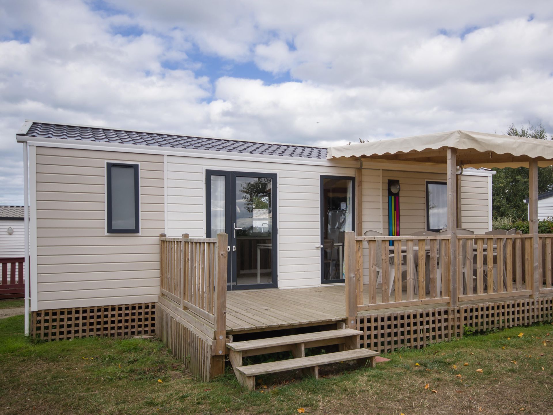 Le Panoramic - Mobil home - MOBILE HOME NIRVANA 2 - 3 chambres 32 M² avec terrasse couverte