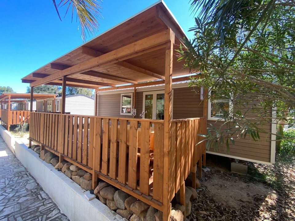 Villaggio Telis - Mobil home - Mobilhome 4 personnes - Superior (seaside area - bathroom italian style)